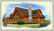 log home plans 1000 -1999 sq. ft.