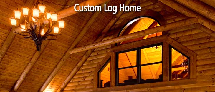 custom log cabin home tour