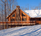 Custom log home