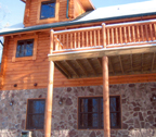 Custom log home