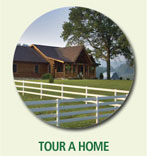 tour a log home