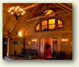 log home tour custom log cabin