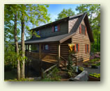 log home tour Nantahala