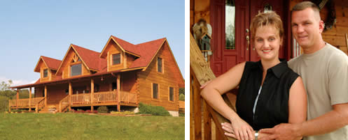 Happy Log Home Owners