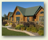 custom log home
