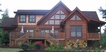 custom log cabin home