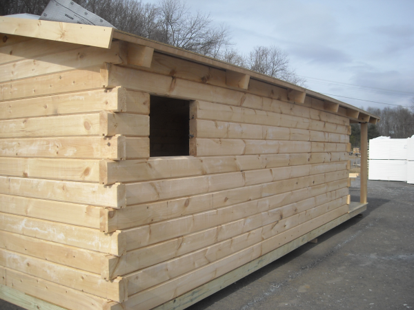 sportsman log trail cabin