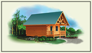 log home plans cabin garages