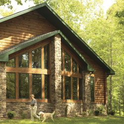log cabin spa