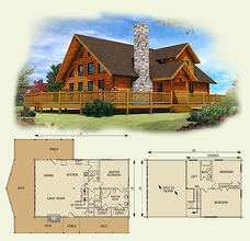 custom log home floor plans