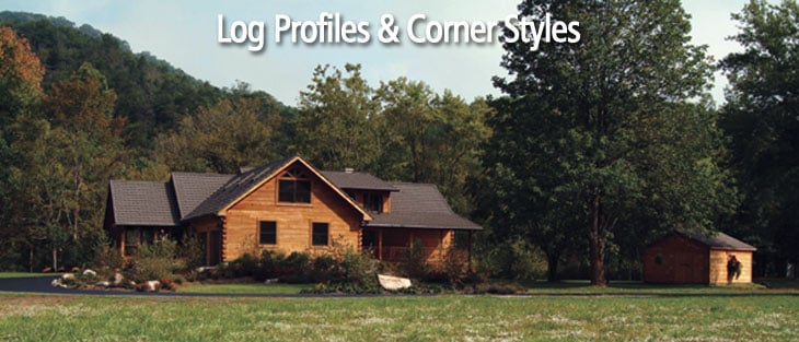 log cabin home profiles and corner notches