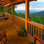 A Back Porch Perspective from my Log Home