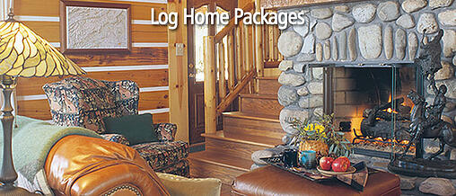 log home interior