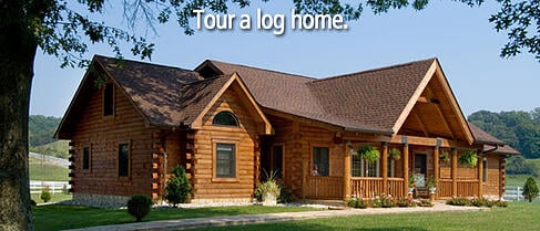 custom log home