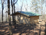 log trail shelter