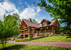 custom log cabin home