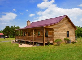 cimmaron ranch style log home floor plan