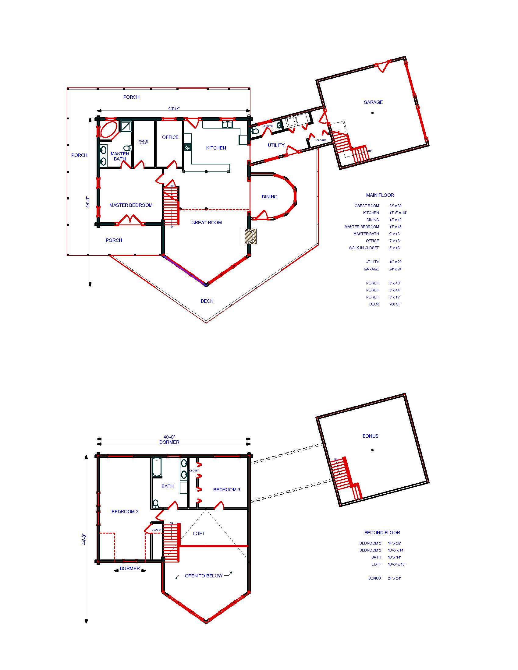 Custom Brewster Floor Plan