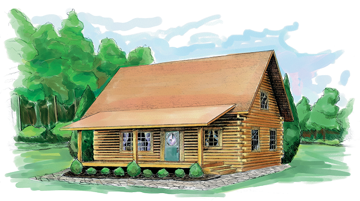 Cumberland Log Home