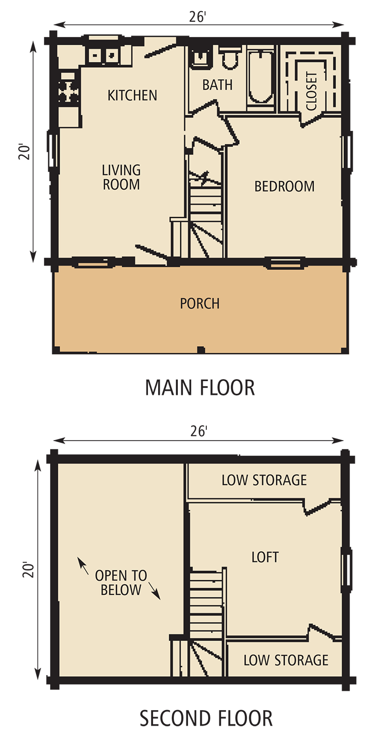 Hideaway Floor Plan