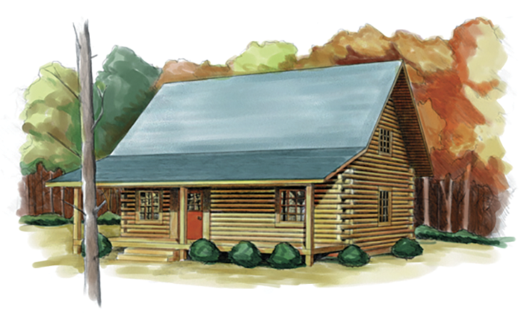 Hideaway Log Home