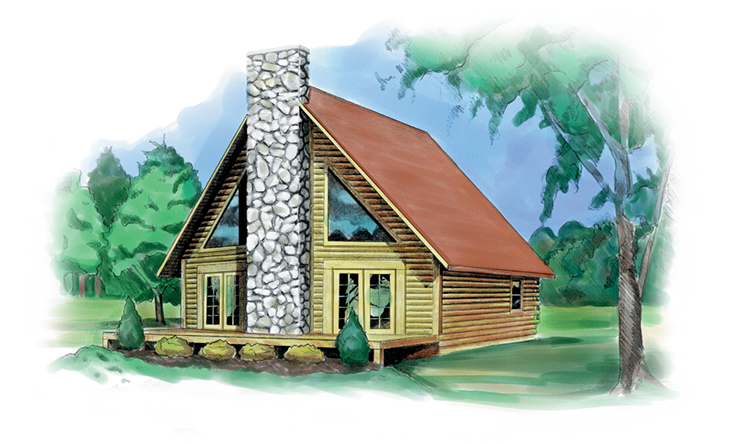 Valley View Log Home