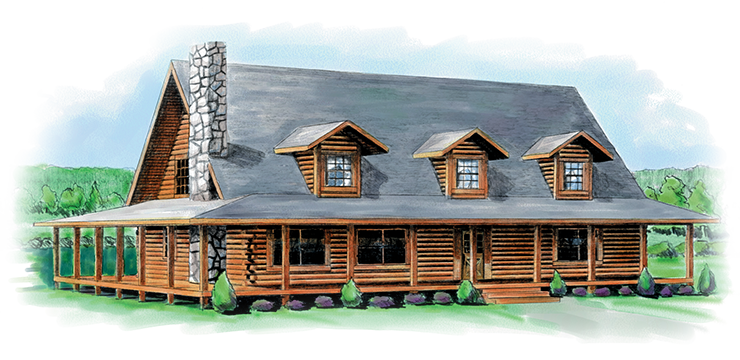 Charlottesville Log Home