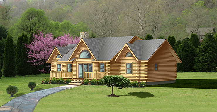 Greenbrier Log Home