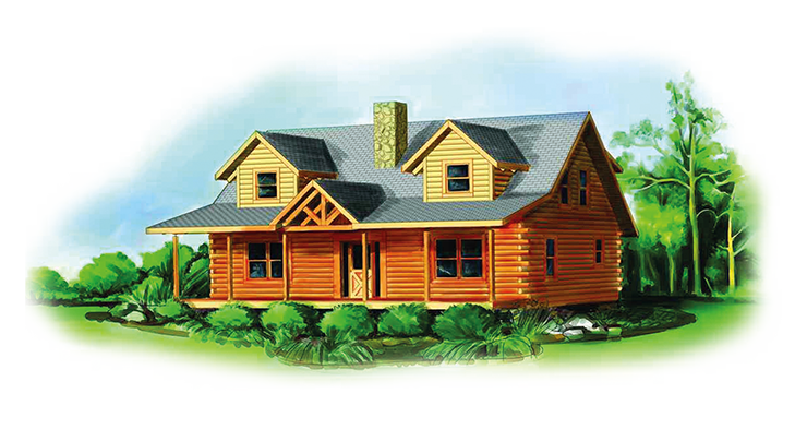 North Ridge Log Home