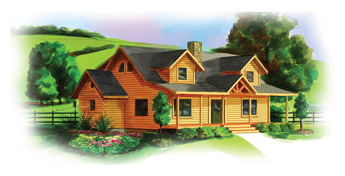 North Ridge II Log Home