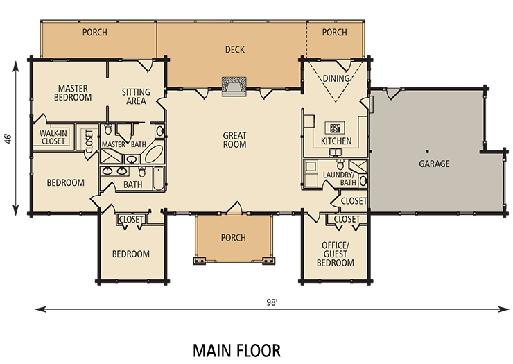 Pine Ridge Floor Plan