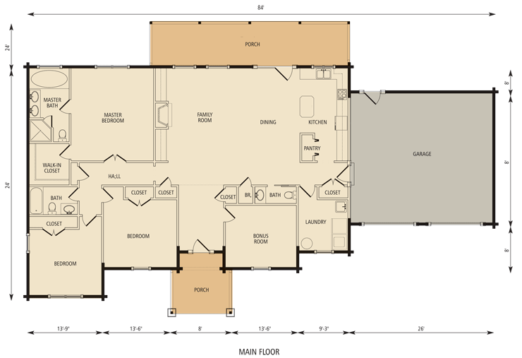 York Floor Plan
