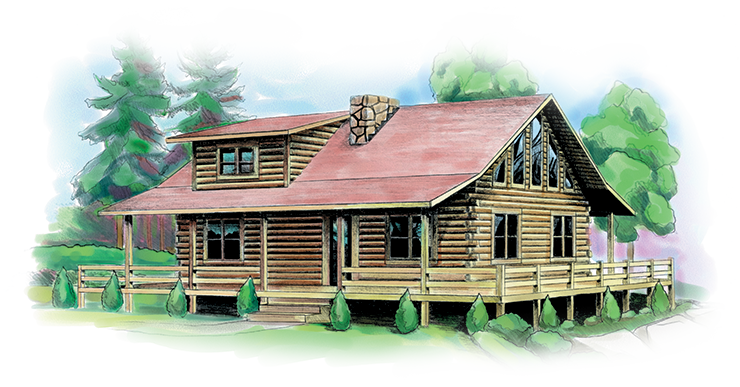 Calhoun Log Home
