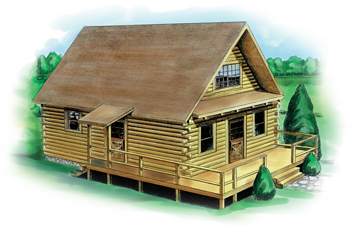 Spencer Log Home