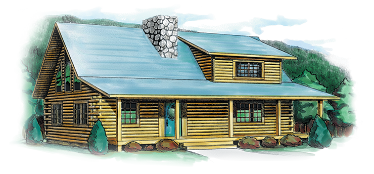 Wildwood II Log Home