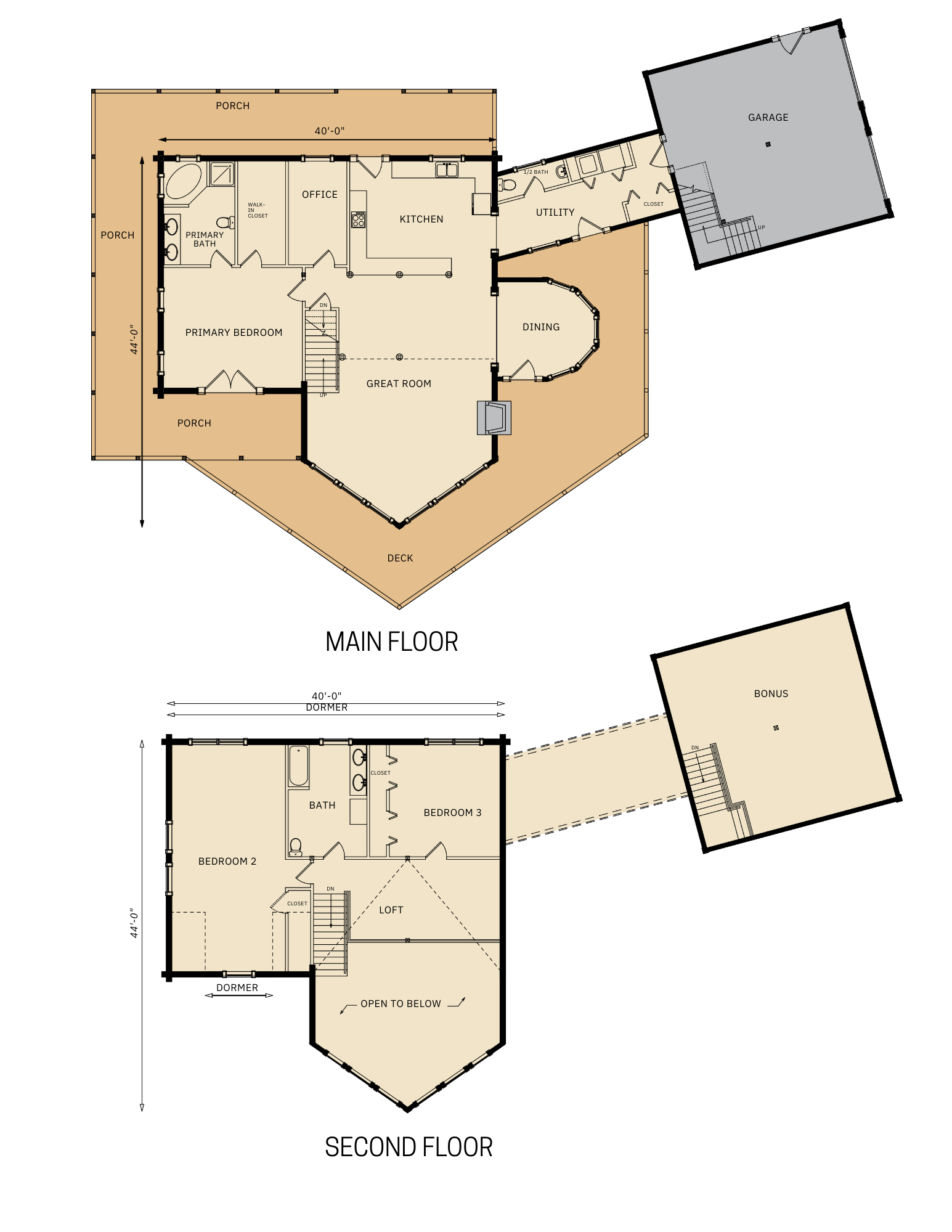 Custom Brewster Floor Plan