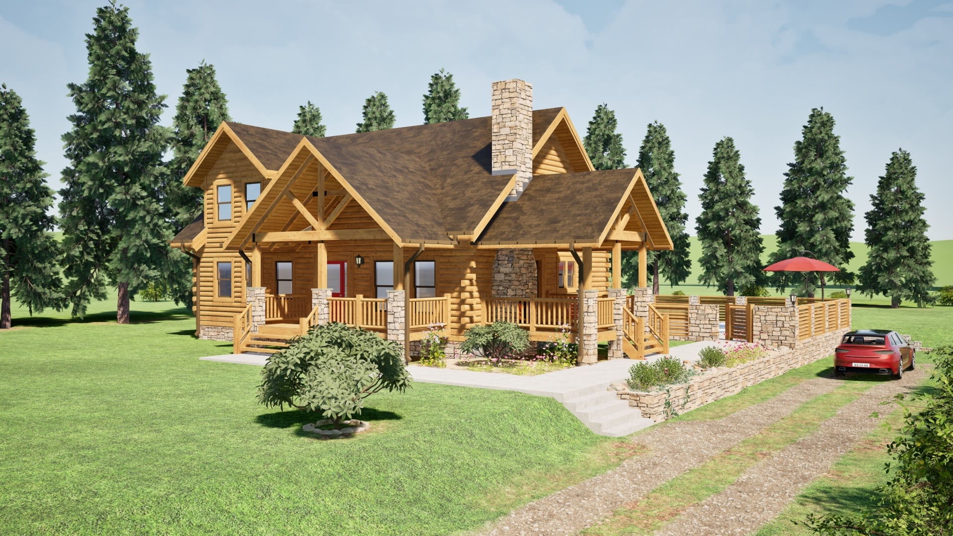 Stoneridge Log Home