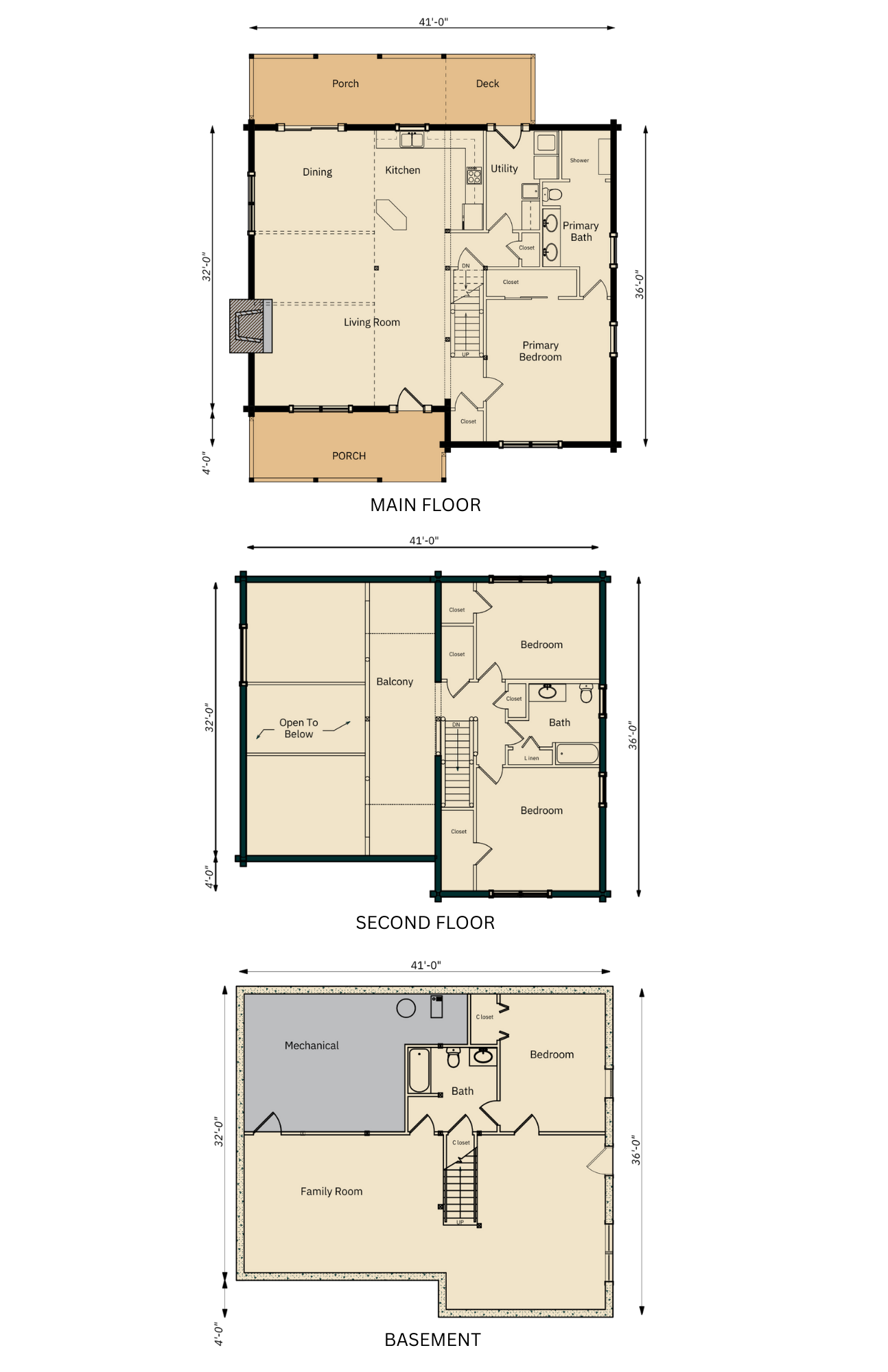 Custom Oakland Floor Plan