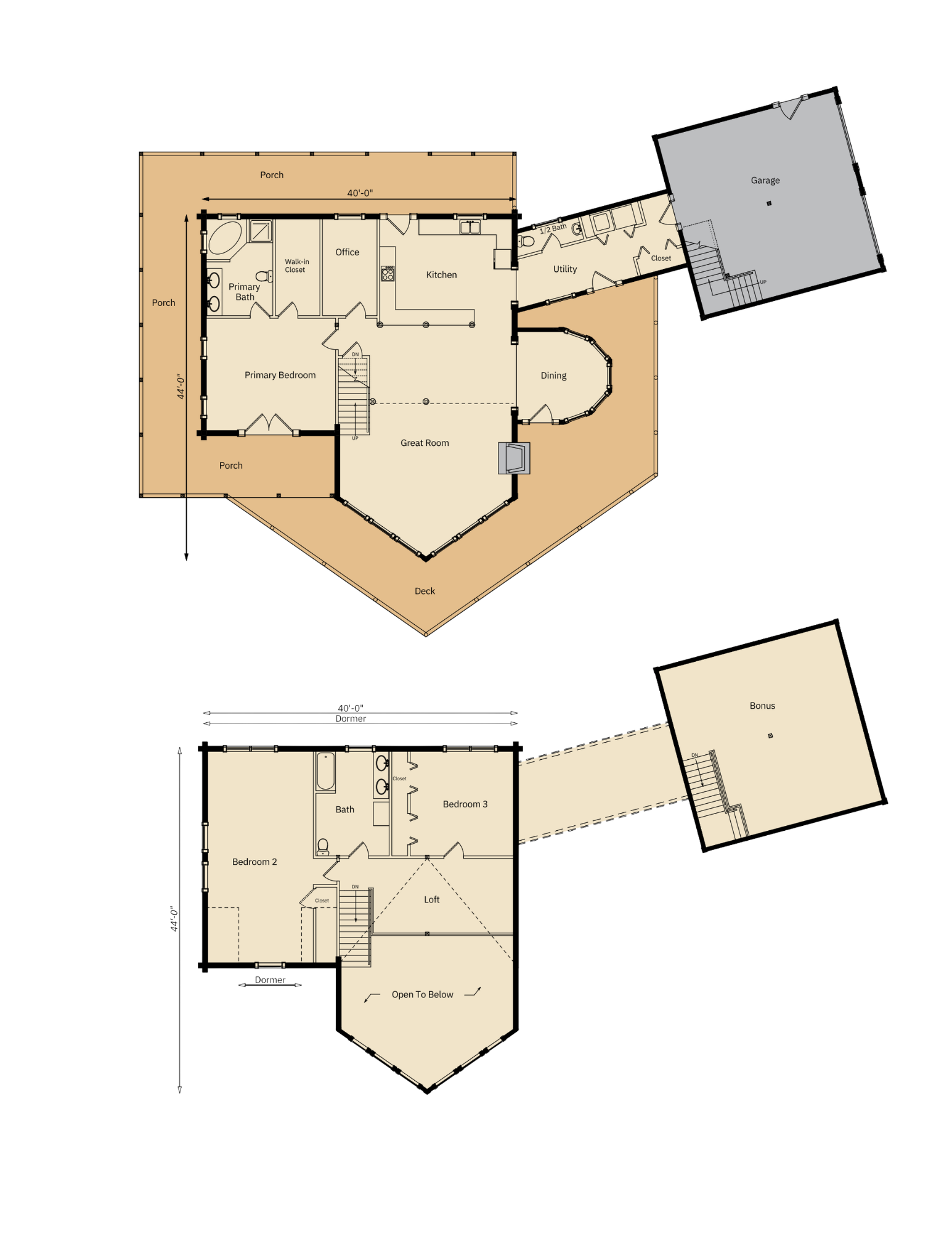 Custom Brewster Floor Plan