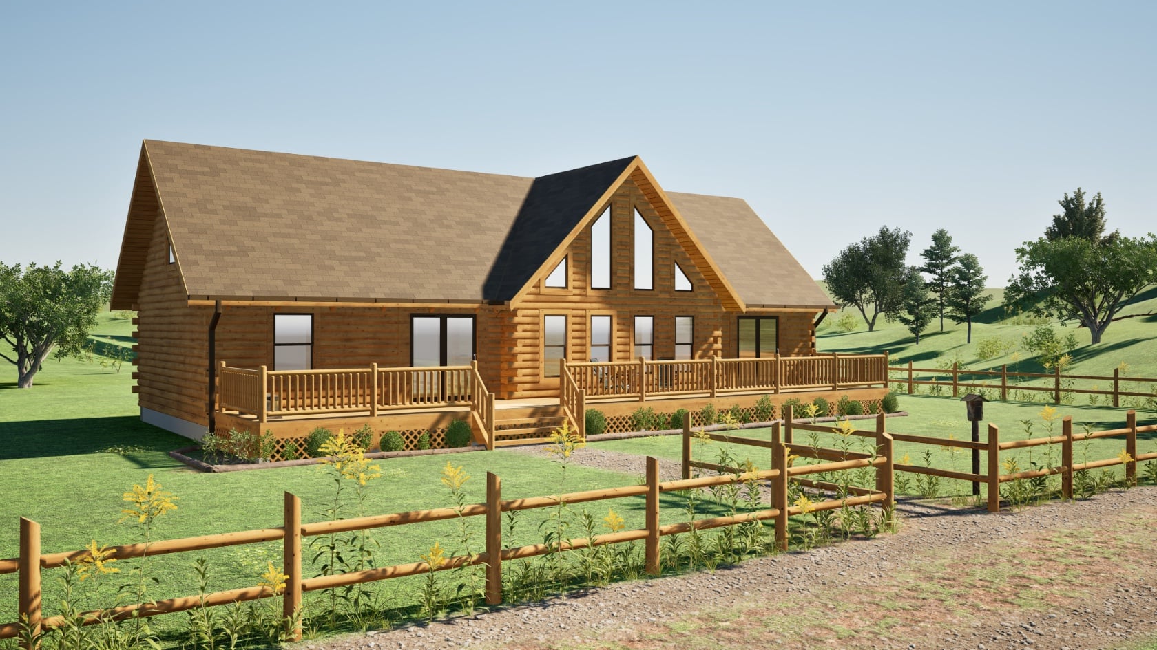 Hamilton Log Home