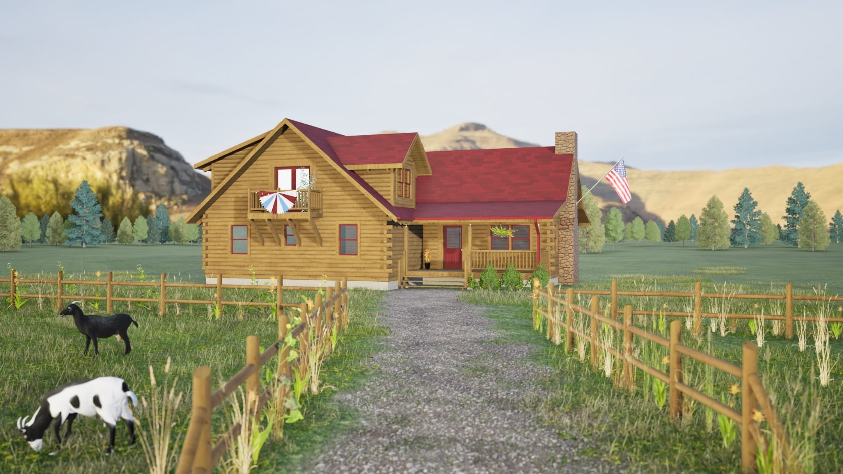Montgomery Log Home
