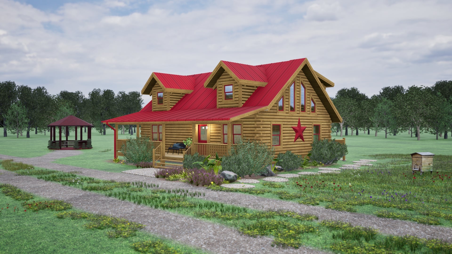 Mount Vernon Log Home