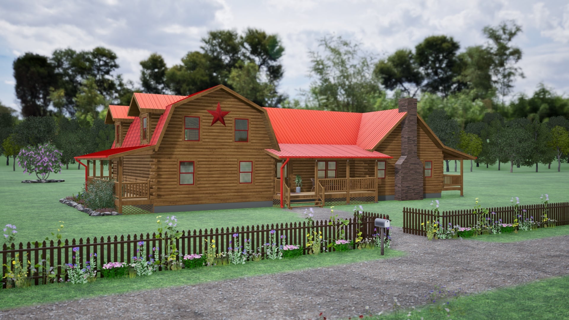 Washington Log Home