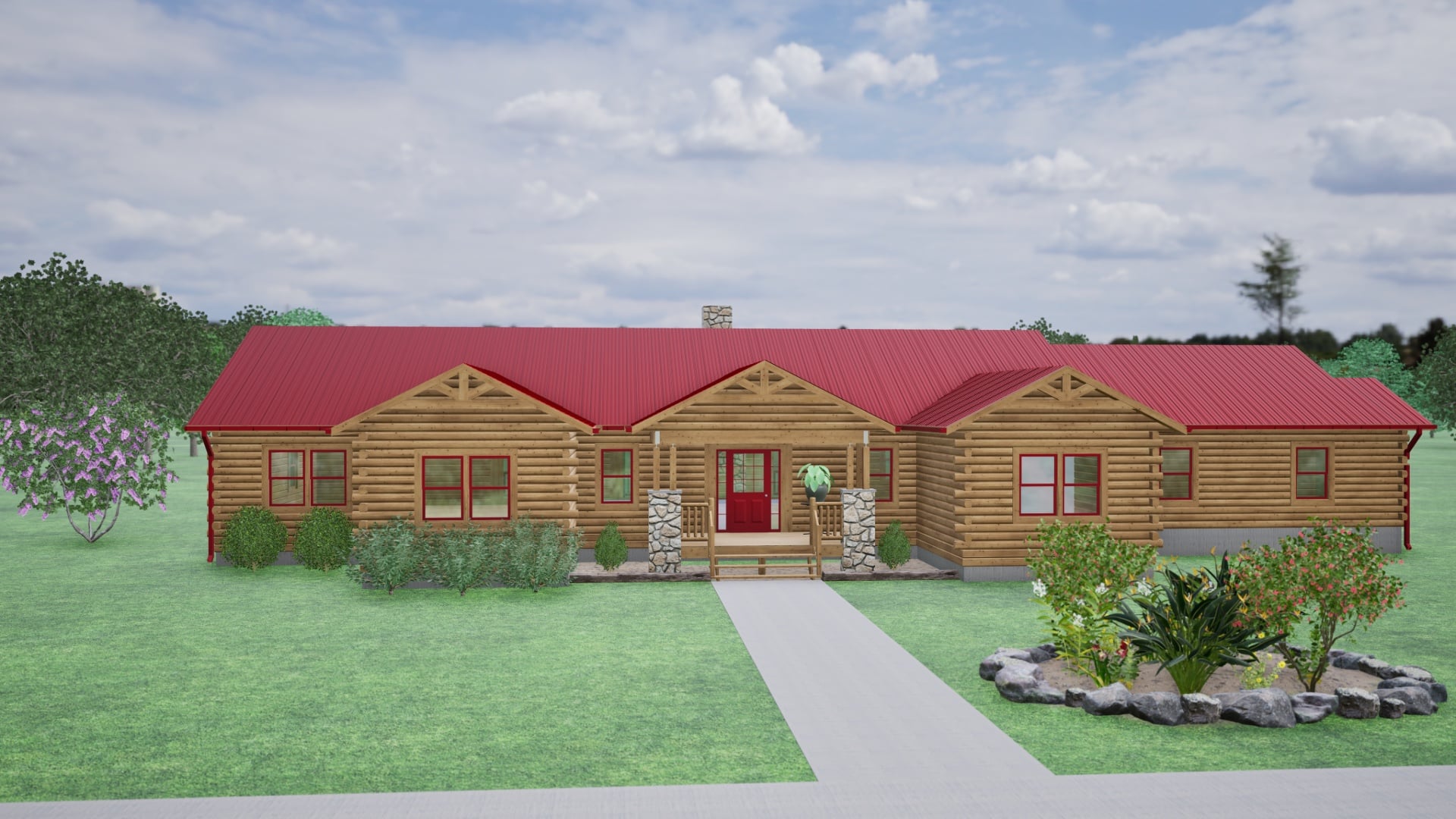 Pine Ridge Log Home