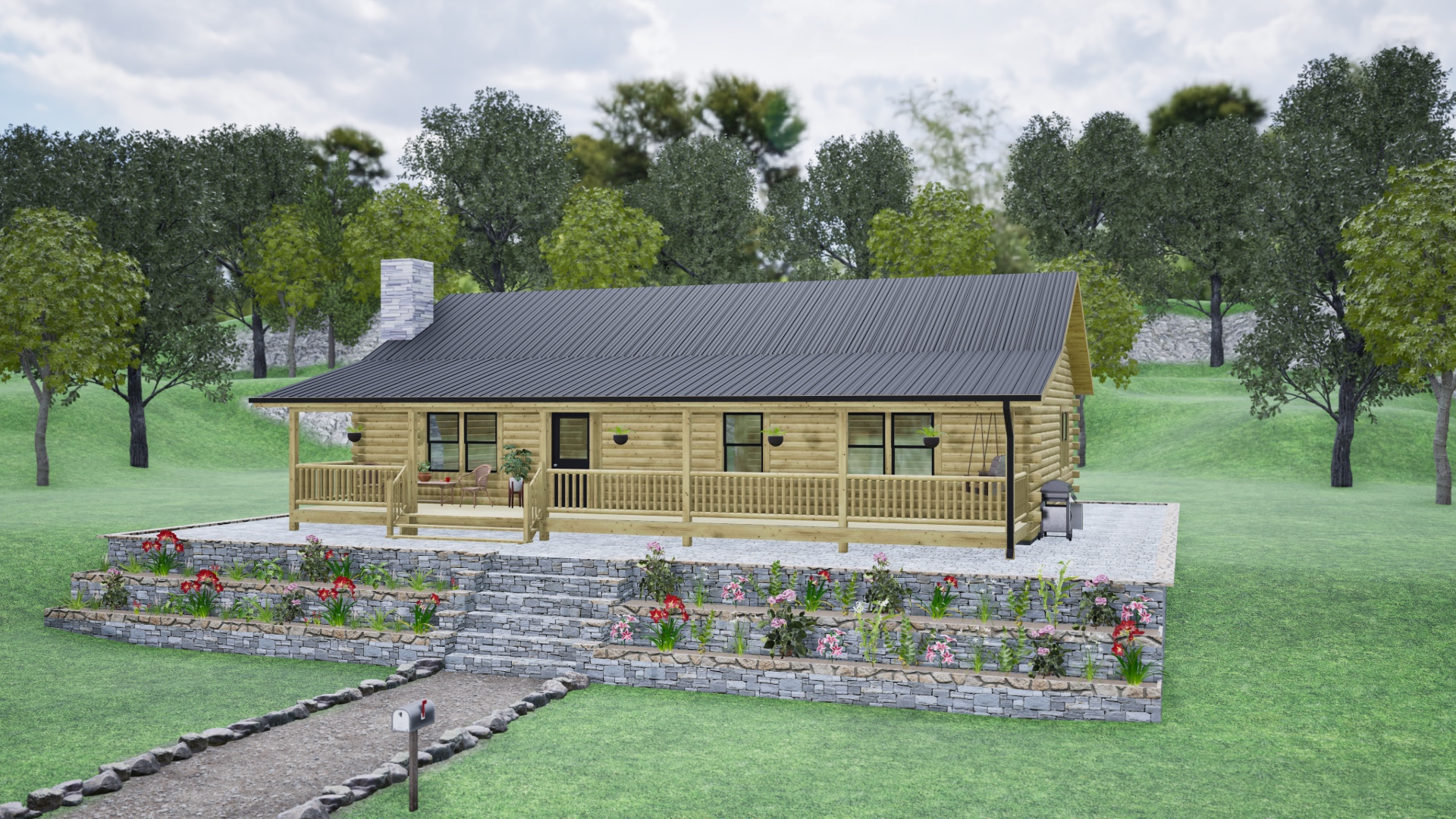 Springfield Log Home