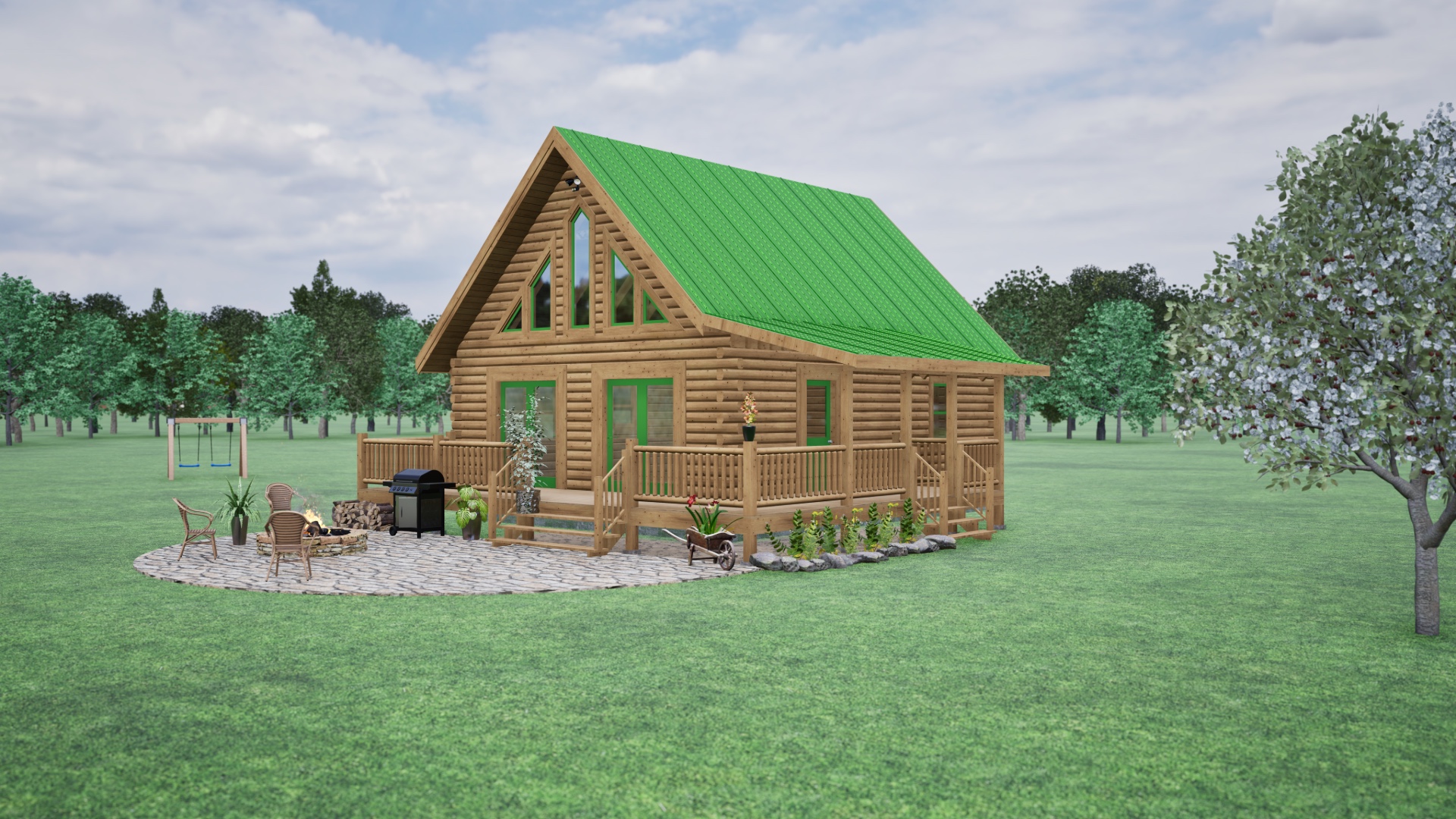 West Virginian Log Home